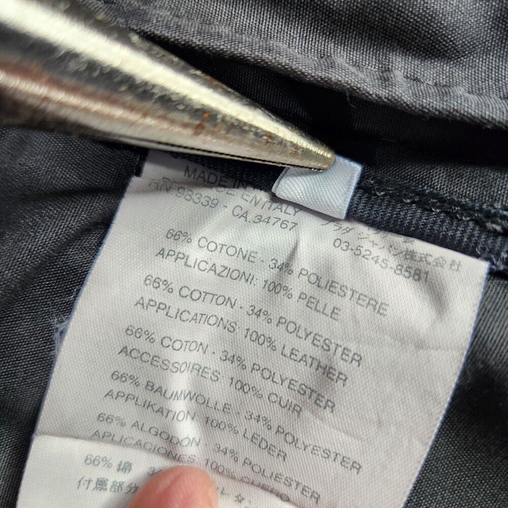 Miu Miu Men's Cotton Blend Field Jacket Size 52 IT M/L US Black Removable Liner - Picture 9 of 16